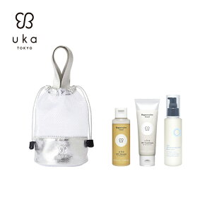 �yuka�����z�g�D�[�S�[ �t�H�[ �_���[�W�w�A�^�C�v / uka IZU Shampoo for damaged hair 100mL Bottle / uka IZU Conditioner for damaged hair 80mL Tube / uka Moisturizing Gel RJ(Rice juice) / uka ���b�V���В��o�b�O