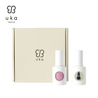 【uka公式】ウカネイル初心者へ。爪先美人セット / uka color base coat zero 9/0 / uka top coat shine …
