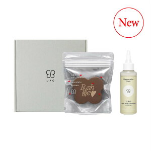 �yuka�����z�o�����^�C���M�t�g�Z�b�gA�@/�@uka scalp brush chocolate kenzan�@uka IZU Scalp Cleansing Deep & Light 100mL Bottle Gift box M / �P���U��