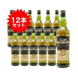 【送料無料】【12本セット 正規品】クランマクレガー ブレンデッド スコッチ ウイスキー700ml×12本 ケース[12本入り] 700ml 40％