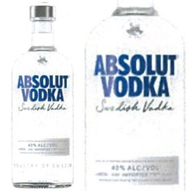 【正規品】アブソルート ウォッカ 正規代理店輸入品 スウェーデン プレミアム ウォッカ 750ml 40％ ハードリカー (アブソリュート)