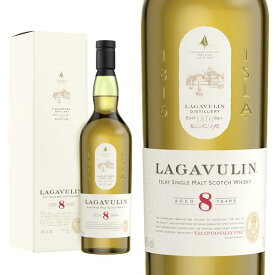 【正規品 箱入】ラガヴーリン 8年 アイラ シングル モルト スコッチ ウイスキー 700ml 48%