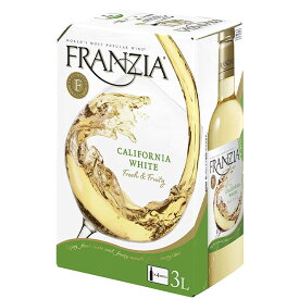 【大容量3L】フランジア カリフォルニア ホワイト 白 3,000ml バッグ イン ボックス(ザ ワイン グループ) ワインタップ アメリカ カリフォルニア 白ワイン ワイン やや辛口FRANZIA California White Wine Bag in Box 3,000ml (25-28 Glasses)