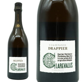 ドラピエ シャンパーニュ クラレヴァリ NV エクストラ ブリュット ドラピエ社 自然派 ビオロジック ヴァン ナチュール 白 辛口Drappier Champagne Clarevallis NV Extra Brut (Blanc Vrai 5%) AOC Champagne