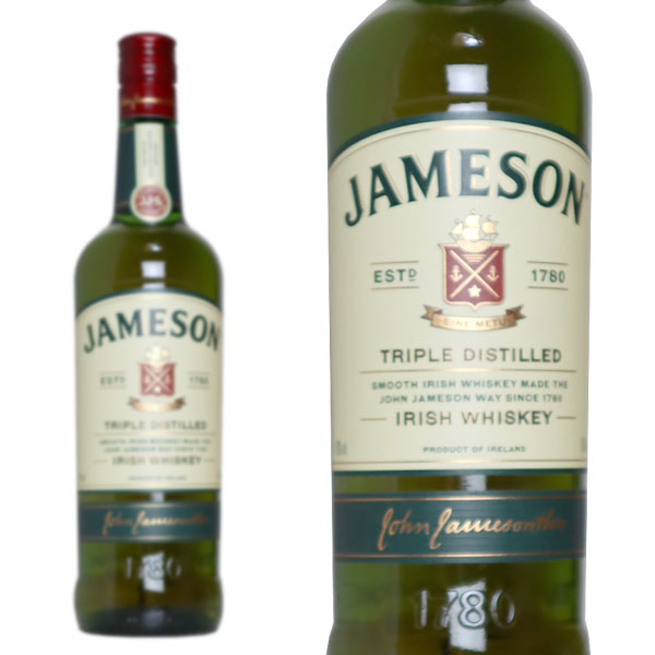 ジェムソン アイリッシュウイスキー 正規代理店輸入品 700ml 40％ ハードリカー<br>JAMESON IRISH WHISKY 700ml 40%