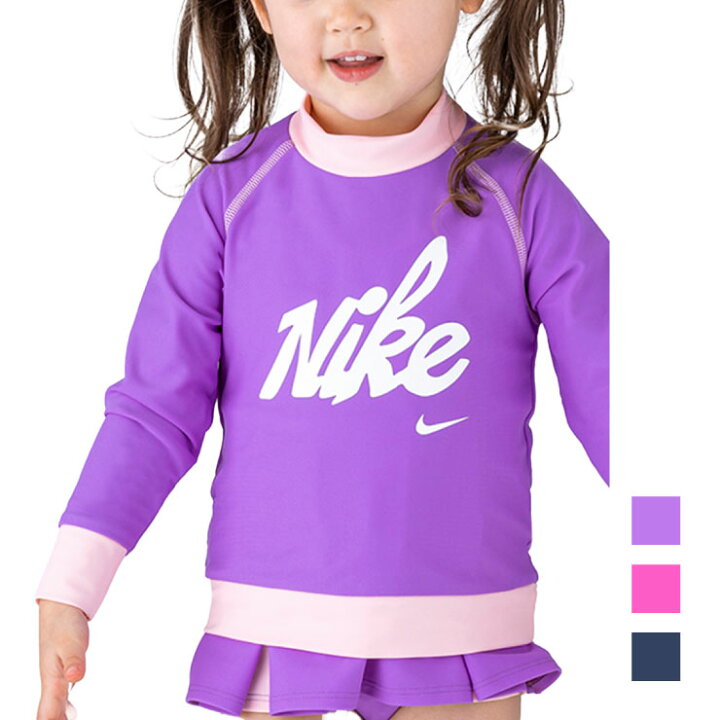 楽天市場 30 Off ナイキ 水着 トドラー ベビー 赤ちゃん 女の子 女子 女児 Nike Toddler ロングスリーブ Uv ラッシュガード キッズ 90 100 110 1 フットマークオンラインショップ