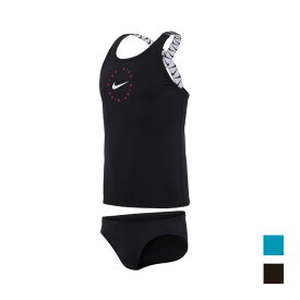 ★期間限定！30％OFF★ 【送料無料】 【NIKE SWIM公式】 NIKE GIRLS ロゴテープ　セパレーツ　NESSB715　1991021　ナイキ　ないき　nike　女の子　女児　キッズ　セパレート　水着　130　140