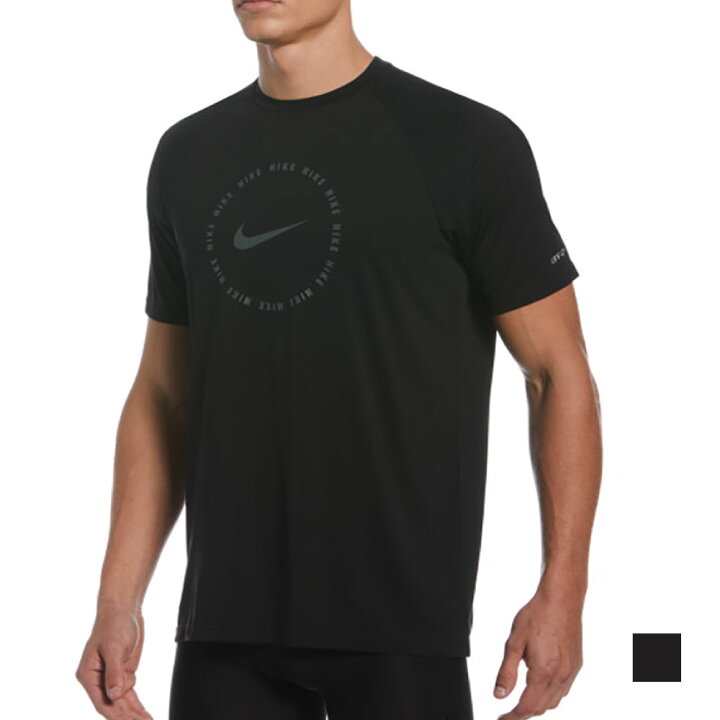 楽天市場 30 Off 22sp新商品 Nike リングロゴ ショートスリーブ ハイドロガード Nessc666 ナイキ Nike ないき フィットネス水着 ラッシュガード 半袖 男性 メンズ Upf40 フットマークオンラインショップ