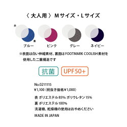 マスク水着マスク水着素材水着生地日本製国産洗えるマスク水着マスク布洗える洗濯大人用男性用女性用白通気性ますくmask繰り返しスポーツフットマーククーリッシュサマーマスクFOOTMARKCOOLISHマスク211115