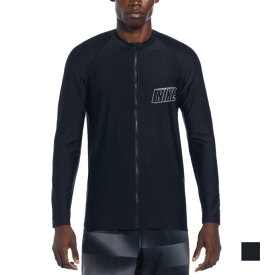 【NIKE SWIM公式】ナイキ 3D 長袖ジップハイドロガード nesse556 nike ないき ラッシュガード 水着 レジャー 海水浴 メンズ かっこいい カッコイイ フットマーク FOOTMARK