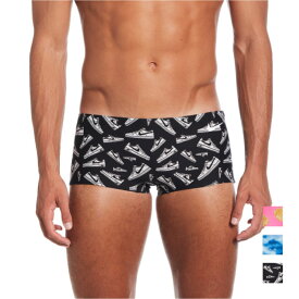新規10％OFFクーポン有 【NIKE SWIM公式】ナイキ SS25プリントスクエアレッグブリーフ NESSF023　NIKE ナイキ レジャー水着 フィットネス 水着 男性 メンズ かっこいい カッコイイ　フットマーク FOOTMARK