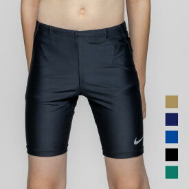 【NIKE SWIM公式】ナイキ SS26 ボーイズロングスパッツ 1991122 スクール水着 男子 男児 男の子 プール BOYS　ロングスパッツ　トランクス nike　120 130 140 150 160 170 フットマーク