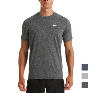 �y���������z �yNIKE SWIM�����z NIKE SS25 �����Y ���b�V���K�[�h ���� �j�� MENS ���� �w�U�[ �V���[�g�X���[�u �n�C�h���K�[�h NESSA589 �i�C�L �t�B�b�g�l�X���� ���O���΍� UPF40+ �u���b�N �O���[ 