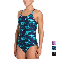 【NIKE SWIM公式】【2026SS】ナイキ ハイドラストロングマルチプリントレーサーバックワンピース nessg02…