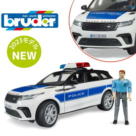 【ポイントアップ中＋送料／ラッピング無料】 bruder ブルーダー Range Rover レンジローバー パトカー フィギュア付き 街を守る はたらくくるま NEW 車 ミニカー おもちゃ 男の子 お誕生日 クリスマス BR02890 人気 おすすめ 知育玩具 おもちゃ こども 子供 キッズ