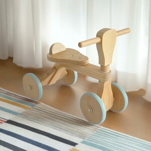 【送料無料】ファーストウッディバイク HOPPL ホップル バランス バイク 1歳 2歳 3歳 乗用玩具 三輪車 四輪車 木製 知育玩具 天然木 木のおもちゃ 北欧 おしゃれ かわいい 人気 誕生日 出産 プ