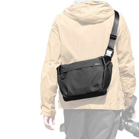 【限定15%オフ+20％P】Ulanzi カメラバッグ ショルダーバッグ 仕切り調整可 サイドハンドル ショルダーバッグ 収納用ショルダーバッグ 一眼レフカメラに適用 多機能防水バッグ デジタル収納袋 バッテリー SDカード用 カメラアクセサリー 軽量旅行出張 小物入れvlogger向け