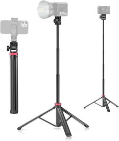 【期間限定12%OFF】Ulanzi MT-79 撮影用 ライトスタンド 撮影用スタンド アルミ製+ABS 軽量 180°回転調整 1/4ネジ付き36-200cm 7段伸縮 折り畳み リングライトスタンド 写真 スタジオ照明 ビデオ撮影 40wcobライトに対応 三脚 カメラ/iPhone17/16/アクションカメラ用