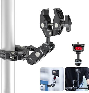 Ulanzi C017 _uX[p[Nv {[wbh }WbNA[ J}Eg 360°] 1/4lWt hero12/insta 360x4/x3 IoT~Nv _uNv _/LEDCg/j^[Ot/EF