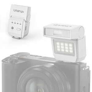【限定20%ポイント】Ulanzi SL03 ミニカメラフラッシュ ミニフラッシュスピードライト マニュアル 90°調整可能 6500K 色温度 4 段階のパワーレベル 5600K ライト付き シングルコンタクトコンパクト