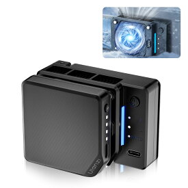 【10倍ポイント】Ulanzi CU01 カメラ用冷却ファン 扇風機 半導体冷凍チップ 発熱対策 自動温度制御 風量調節可 静音 スプリングタイプ 冷却クーラー 小型 軽量 Type-c充電 3000mAh カメラ用ラジエーター 送風機 夏用 排熱 温度表示 ソニー/キヤノン/フジフイルム X-M5対応