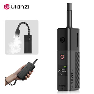 Ulanzi FM02 FILMOG X ポータブル フォグマシン 手持ち式 スモークマシン コンパクト ミニ煙霧機 3種類のスモークディスプレイ付き Type-C対応 1/4インチ穴 ストラップ付き 収納袋付き 持ち運びに便