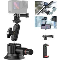 【限定20倍P！+15%OFF !】Ulanzi SC-01 吸盤マウント 車載吸盤 GoPro Insta360 DJI カメラ用 360°回転 …