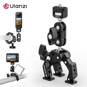 �y�V��I����15%�I�t�zUlanzi CO78 �X�[�p�[�N�����v 2026�V�^ 3�܍\�� �R�[���h�V���[�t�� �J�����}�E���g 1/4�l�W 360°��] ������ ���]�ԁE�o�C�N�Ή� GoPro�p iPhone/Android�Ή� �A�N�V�����J���� 