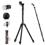 【新作5%OFF】Ulanzi TT43 II ライトスタンド 撮影用三脚 クイックリリース雲台付 47-210cm 5段伸縮 アル…