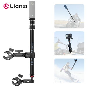 �y�V�o��I����12%�I�t�I�zUlanzi VL03 �o�C�N �n���h���o�[�p �_�u���N�����v�}�E���g ���]��/�I�[�g�o�C�p ���B��_ 3�i�L�k100cm 360°��] 1/4�l�W �A���~�� Insta360 /XONE�pGoPro Hero13/12/11/10 DJI Osmo A