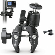 【限定5%オフ!+5倍ポイント】Ulanzi スーパークランプ 360°雲台 カメラマウント 1/4ネジ カメラホルダー…