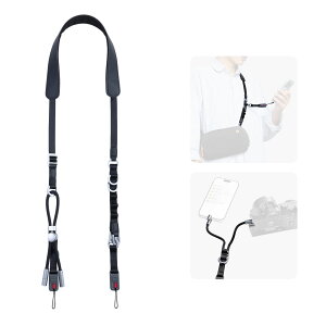 �y�V�o��I����15%�I�t�I�zULANZI YF01 �J�����X�g���b�v �X�}�z�V�����_�[ USB-C�Ή� �[�d�E�f�[�^�]���Ή� �N�C�b�N�����[�X �V�����_�[�X�g���b�v �l�b�N�X�g���b�v �[�d�P�[�u���t�� 240W PD 