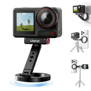 �y�V��I����5��OFF�I�zUlanzi MA04 DJI Osmo Action 6/5 Pro/5/4/3/Nano�Ή� �N�C�b�N�����[�X�X�^���h MagSafe�Ή� �}�O�l�b�g�x�[�X Maglock���C�A�_�v�^�[ ���ʃ}�O�l�b�g �������� ���^�܂肽���ݎ� �p�x