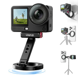 �y�V��I����5��OFF�I�zUlanzi MA04 DJI Osmo Action 6/5 Pro/5/4/3/Nano�Ή� �N�C�b�N�����[�X�X�^���h MagSafe�Ή� �}�O�l�b�g�x�[�X Maglock���C�A�_�v�^�[ ���ʃ}�O�l�b�g �������� ���^�܂肽���ݎ� �p�x