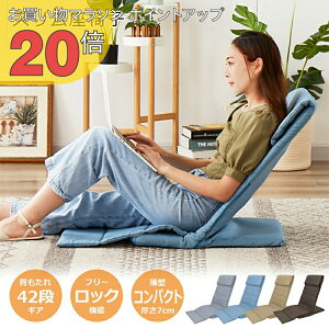 【楽天マラソン PO20倍】座椅子 折りたたみ 背もたれ スリム ベッド ソファ ハイバック リクライニング おしゃれ コンパクト こたつ 腰痛 1人掛け 一人用 座いす ペットスロープにもなる スリ