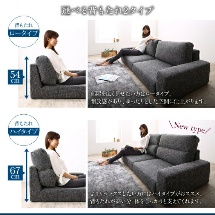 楽天市場】フロアソファ ハイバック フロアソファー ローソファ ロー 