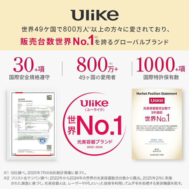 楽天市場】＼クーポン利用でさらにおトク！／光脱毛器 Ulike 公式 IPL 