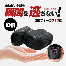 【〜4/16まで P5倍＋限定クーポン】双眼鏡 コンサート オペラグラス オートフォーカス 軽量 高倍率 ライブ 10倍 ヒント不要 フリーフォーカス 防水 25口径 スポーツ 観戦 ドーム