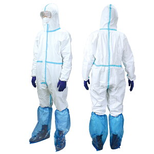 アーテック ArTec 防護服 全身保護5点セットS 保護服 作業着 掃除 衛生消耗品 セーフティーゴーグル 全身保護 衛生用品 感染症対策 ウイルス対策 工場 使い捨て 防水 防油 コロナ 製造 不織布