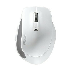 【 送料無料 】 バッファロー Bluetooth プレミアムフィットマウス Sサイズ ホワイト BSMBB500SWH