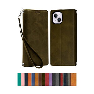 shizukawill iPhone14 蒠^ P[X Jo[ {v U[P[X iPhone14 I[u APIP14OLIVE VYJEB