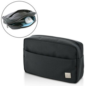 【正規代理店】 エレコム BMA-UBGP01BK スタンダード キャリングバッグ ガジェット ポーチ ビジネスバッグ 収納 ファスナー パソコン タブレット UBシリーズ 撥水加工 旅行 トラベル 300D高密度ポ