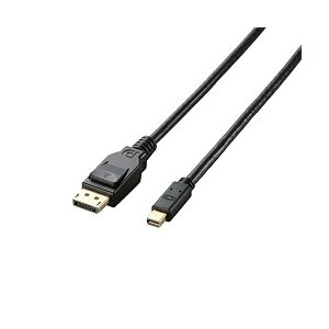 【正規代理店】 エレコム CAC-DPM1215BK ディスプレイケーブル ケーブル モニター ディスプレイ miniDisplayPort(Ver1.2a)ケーブル ディスプレイポート 1.5m ELECOM 配線 映像変換ケーブル カラー ブラック