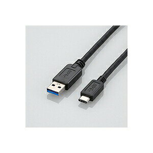 yK㗝Xz GR USB3-AC05BK USB TypeCP[u USB3.1 (A-TypeC) 0.5m ELECOM z p\R [d p\RӋ@ f[^] m[} ubN i