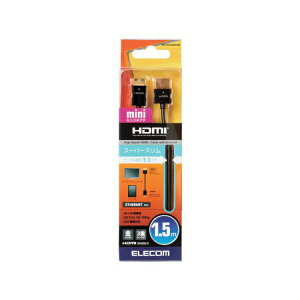 yK㗝Xz GR CAC-HD14SSM15BK fBXvCP[u P[u j^[ fBXvC C[TlbgΉX[p[X HDMIP[u HDMI (A-CHDMImini ) 1.5m ELECOM z X ^ubg
