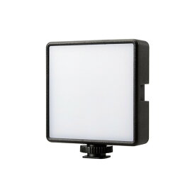 【正規代理店】 エレコム DE-L05BK LED 定常 ライト 動画撮影向け 8×8cm 3色モード 5段階調光 2000mAh USB給電 ブラック ELECOM 1年保証 カメラ 家電 三脚 デジカメ ケーブル付属 定常ライト 撮影グッズ 撮影用ライト 高品質