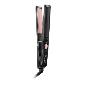 【正規代理店】 テスコム THS7 K ストレートヘアアイロン しっかり190℃で本格ストレート セラミックコーティング 立ち上がり時間30秒 ELECOM 1年保証 持ち運び便利 カール 軽量 アイロン コンパ