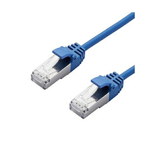 �y���K�㗝�X�z �G���R�� LD-TWSS/BU2 Cat7���� LAN�P�[�u�� �X���� �����P�[�u�� �C���^�[�l�b�g�P�[�u�� �P�[�u�� �X�����P�[�u�� 2m �u���[ ELECOM �z�� �V�[���h�t �l�b�g���[�N�P�[�u�� ������