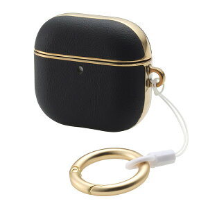 yK㗝Xz GR AVA-AP06PLMBK AirPods 4 P[X p \tgU[ Jo[ y CX / MagSafe [dΉ z Ռz h~ Jrit bLH ubN i