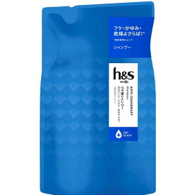 【3個セット】 P＆G h&s scalp ドライスカルプ シャンプー つめかえ 詰め替え用 詰め替え エイチアンドエス 薬用シャンプー 男性用 詰替 メンズ スカルプシャンプー 詰替え用 スカルプケア つめかえ用 ピーアンドジー ヘアケア スカルプ ドライ